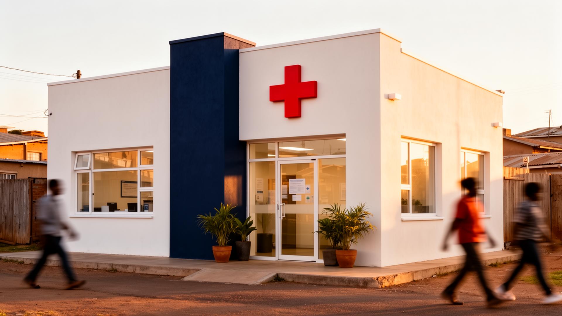 Siyaphola Clinic storefront in Moleleki, Katlehong